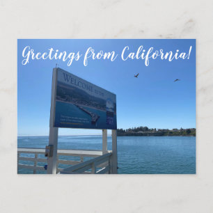Salutations de Californie ! Carte postale