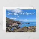 Salutations de Californie ! Carte postale (Devant / Derrière)