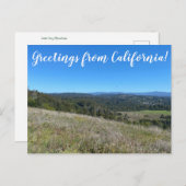 Salutations de Californie ! Carte postale (Devant / Derrière)