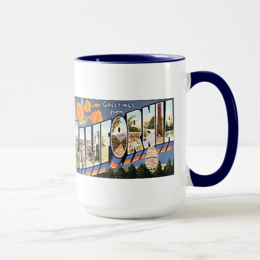 Salutations de Californie - Mug (Droite)