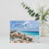 Salutations de Cancun au Mexique Carte postale pan (Debout devant)