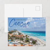 Salutations de Cancun au Mexique Carte postale pan (Devant / Derrière)