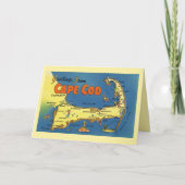Salutations De Cape Cod Map (Devant)