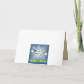 Salutations de carte de Noël de photo de la (Dos)