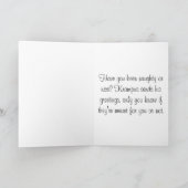 Salutations de carte de voeux de vacances de (Intérieur)