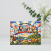 Salutations de carte postale (Debout devant)
