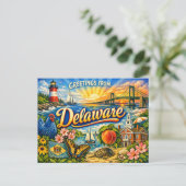 Salutations de carte postale (Debout devant)