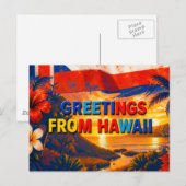 Salutations de carte postale (Devant / Derrière)