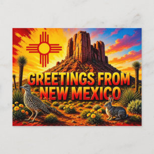 Salutations de carte postale