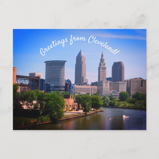Salutations de carte postale de Cleveland (Devant)