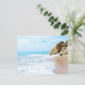 Salutations de carte postale de vacances (Debout devant)