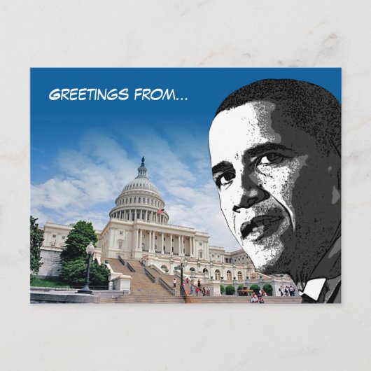 Salutations de... - Carte postale - Modèle (Devant)