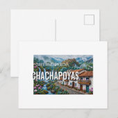 Salutations de Chachapoyas, Pérou Carte postale de (Devant / Derrière)