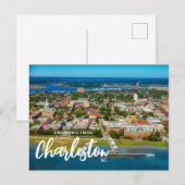 Salutations de Charleston, SC Carte postale de voy (Devant / Derrière)