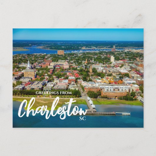 Salutations de Charleston, SC Carte postale de voy (Devant)