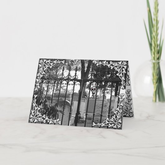 Salutations de cimetière ! - Carte de voeux #4 (Devant)