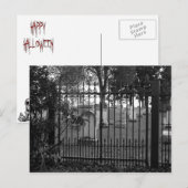 Salutations de cimetière ! - Carte postale n° 1 (Devant / Derrière)