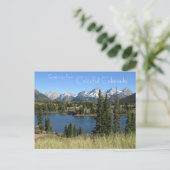 Salutations de Colorado Carte postale (Debout devant)