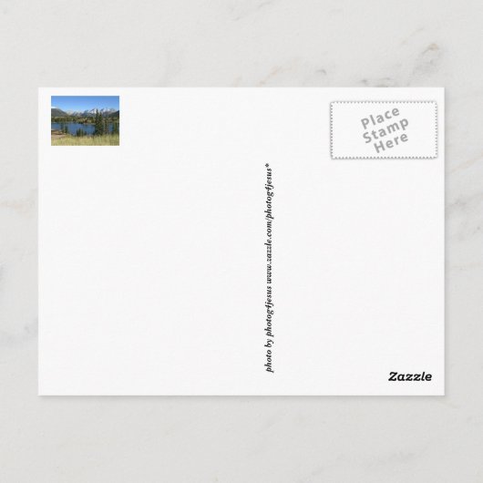 Salutations de Colorado Carte postale (Dos)