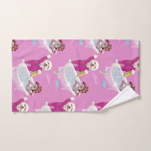 Salutations de détente (Serviette à main)