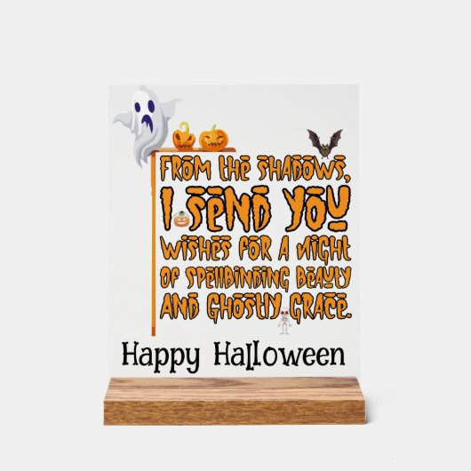 Salutations de fête d'Halloween (Recto)