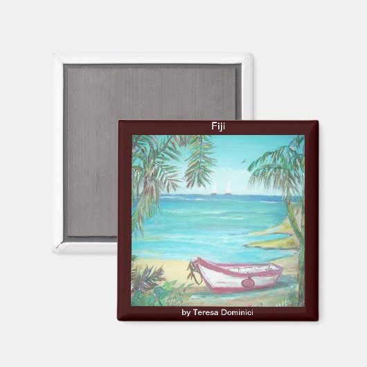 Salutations de Fiji Magnet (Recto/Verso)
