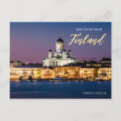 Salutations de Finlande Helsinki Carte postale Pit (Devant)