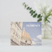 Salutations de Florence Italie Carte postale (Debout devant)