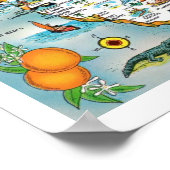 Salutations de Floride 8x12 Impression (Coin)