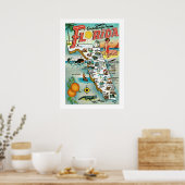 Salutations de Floride Affiche 20x28 (Cuisine)
