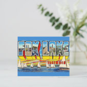 Salutations de Fox Lake Ill Carte postale (Debout devant)