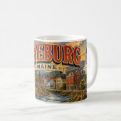 Salutations de Fryeburg Maine Tasse à café (Devant droit)