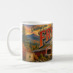 Salutations de Fryeburg Maine Tasse à café