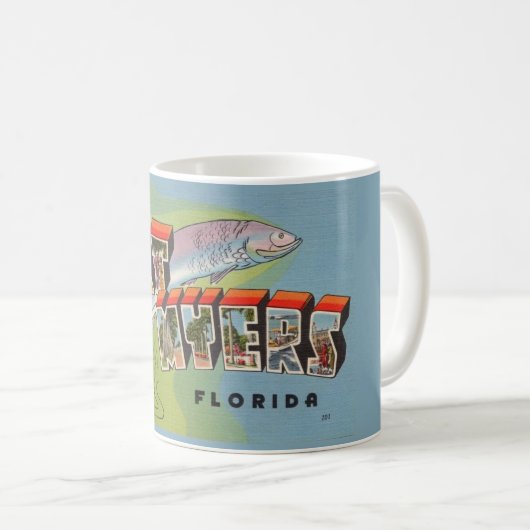 Salutations de Ft. Myers Florida Mug (Devant droit)