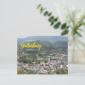 Salutations de Gatlinburg Tennessee Carte postale (Debout devant)