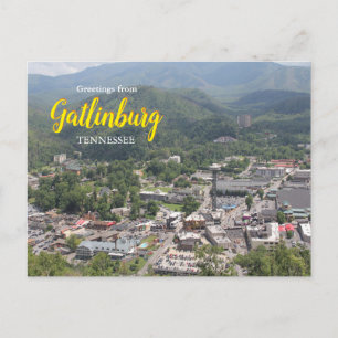 Salutations de Gatlinburg Tennessee Carte postale 