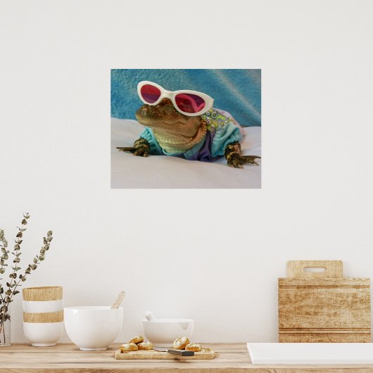 Salutations de Gator - Poster Conserver le Sourire (Cuisine)