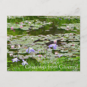 Salutations de Giverny ! Carte postale