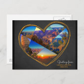 Salutations De Grand Canyon, Arizona ♥ Carte Posta (Devant / Derrière)