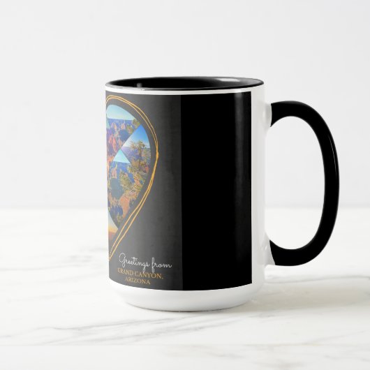 Salutations De Grand Canyon, Arizona ♥ Mug (Droite)