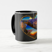 Salutations De Grand Canyon, Arizona ♥ Mug (Devant gauche)