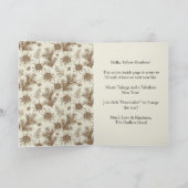 Salutations de Heathen Carte de Noël athée (Intérieur)