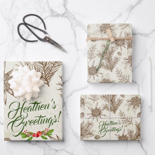 Salutations de Heathen ! Papier d'enveloppement at (Recto)