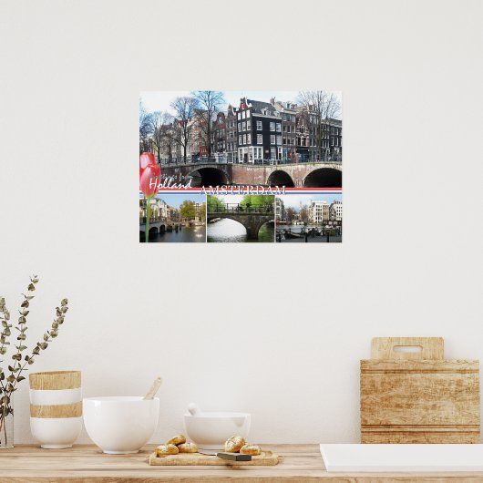 Salutations de Holland - Amsterdam Poster Print (Cuisine)