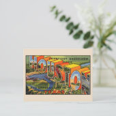 Salutations de Houston Carte postale grand format (Debout devant)