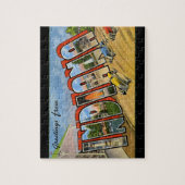 Salutations de Indiana Retro Puzzle (Vertical)