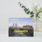 Salutations de Jacksonville Florida, carte postale (Debout devant)