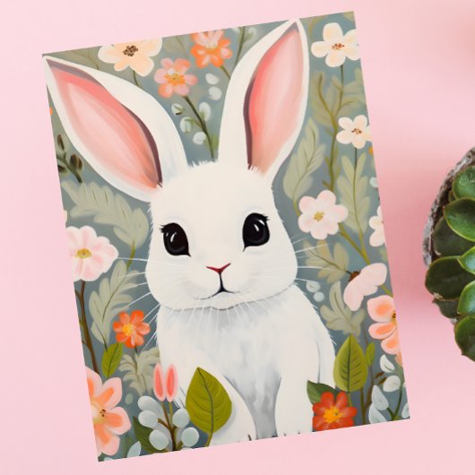 Salutations de jardin : Carte postale florale de l