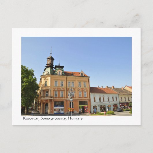 Salutations de Kaposvar, Carte postale Hongrie (Devant)