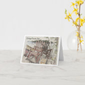 Salutations De La Carte Lac (Fleur jaune)